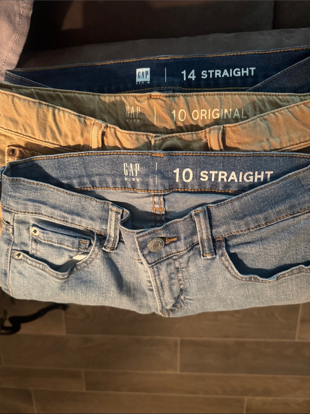 Lot of 3 Gap Kids Jeans Size 10